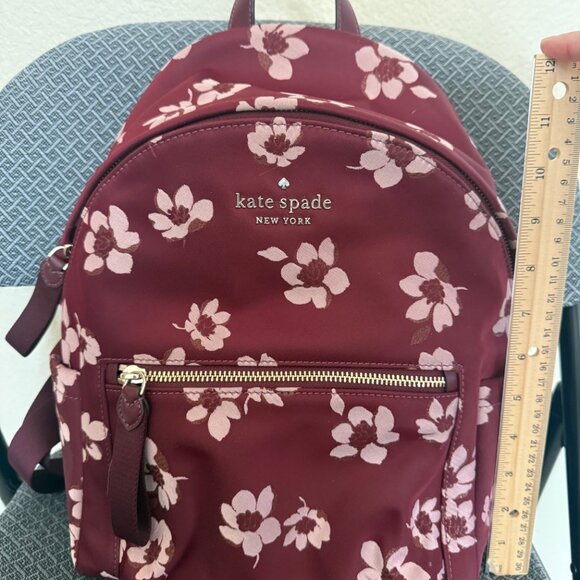 Kate Spade New York Chelsea Backpack Medium Berry Flowers main image 5
